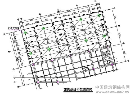 桁架的大跨度懸挑施工安裝技 術(shù) \