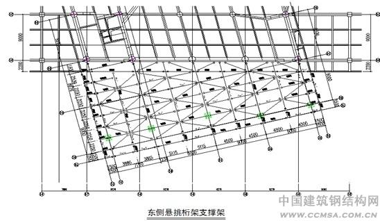 桁架的大跨度懸挑施工安裝技 術(shù) \